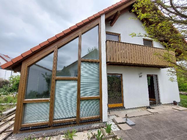 Holzfenster vorher, Türkheim | Laible Bauelemente, Geislingen-Stötten