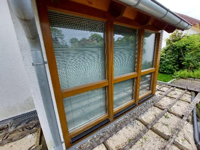Holzfenster vorher, Türkheim | Laible Bauelemente, Geislingen-Stötten