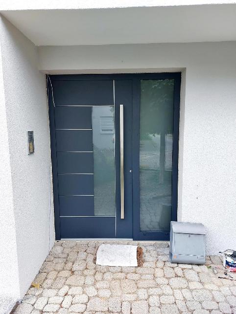 Haustüre Alu nachher, Süßen | Laible Bauelemente, Geislingen-Stötten